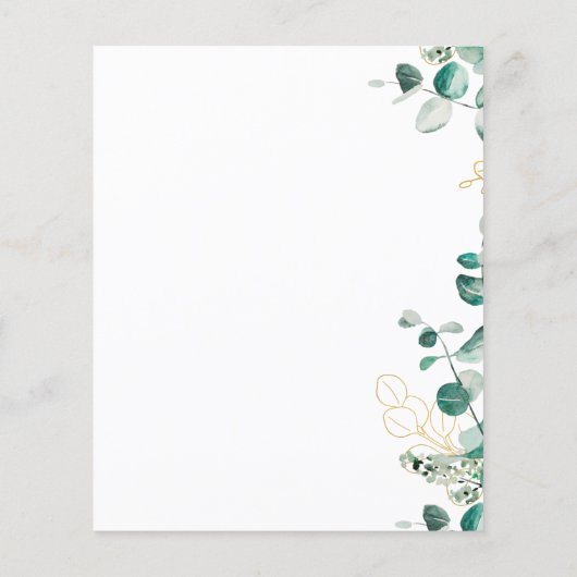 Eucalyptus Flyer (Achterkant)