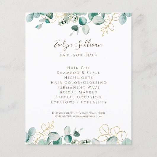 Eucalyptus Flyer (Voorkant)