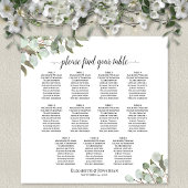 Eucalyptus Foliage 11 Tafel - bruiloft Poster