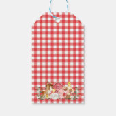 Eucalyptus Foliage Boerderij Verjaardag Dank u Lab Cadeaulabel (Achterkant)