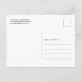 Eucalyptus Foliage Botanical Country Weddenschap Uitnodiging Briefkaart (Achterkant)