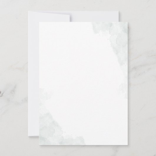 Eucalyptus Foliage Botanical Script Vrijgezellenfe Kaart (Achterkant)