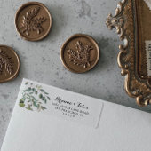 Eucalyptus Foliage Delage Return Address Label