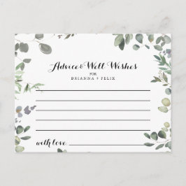 Eucalyptus Foliage Delight Bruiloft Advies Kaart
