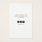 Eucalyptus Foliage die juwelenvertoning verdient Visitekaartje (Achterkant)