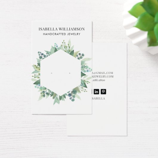 Eucalyptus Foliage die juwelenvertoning verdient Visitekaartje (Bureau)