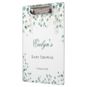 Eucalyptus Foliage Gold Leaves Baby shower Klembord (Links)