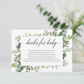 Eucalyptus foliage greenerage book request informatiekaartje (Staand voorkant)