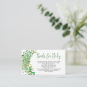 Eucalyptus foliage greenerage book request informatiekaartje (Staand voorkant)