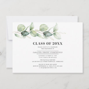 Eucalyptus Foliage Greenery Afstuderen 2022 Kaart