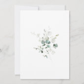 Eucalyptus Foliage repetitie diner Kaart (Achterkant)