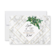 Eucalyptus Foliage Rustige witte marmer