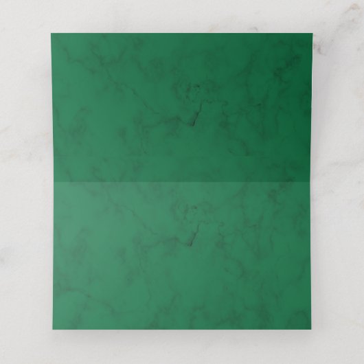 Eucalyptus Foliage Rustisch groen wit Plaatskaartje (Binnenkant ongevouwen)