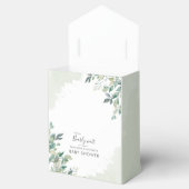 Eucalyptus Foliage Script Beer Koppels Baby shower Bedankdoosjes (Geopend)