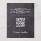 Eucalyptus Foliage Slate QR Code Save Date Inv (Achterkant)