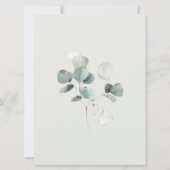 Eucalyptus Foliage Sweets & Trees Sign Kaart (Achterkant)