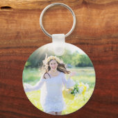 Eucalyptus Foliage Vrijgezellenfeest Foto Sleutelh Sleutelhanger (Achterkant)