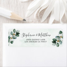 Eucalyptus Foliage Waterverf Elegant Wedding