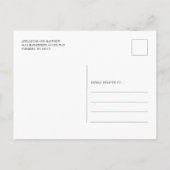 Eucalyptus Foliage Waterverf Weddenschap Uitnodiging Briefkaart (Achterkant)