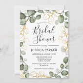 Eucalyptus Foliage Wreator Vrijgezellenfeest Kaart (Voorkant)