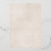 Eucalyptus Folie bruiloft uitnodiging (Achterkant)