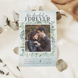 Eucalyptus Forever Foto Verloving Aankondiging