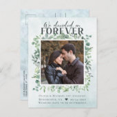 Eucalyptus Forever Foto Verloving Briefkaart (Voorkant / Achterkant)