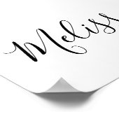 Eucalyptus Foto Alternatief Trouwgastenboek Poster (Hoek)