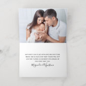 Eucalyptus Foto Baby Hartelijk dank Folie Wenskaart (Binnenlaag)