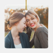 Eucalyptus Foto Bridesmaid Hartelijk dank Keramisch Ornament (Achterkant)