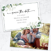 Eucalyptus Foto Bruiloft Save The Date