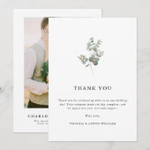 Eucalyptus Foto Dank u kaart (Voorkant / Achterkant)