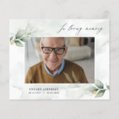 Eucalyptus-foto elegant in liefhebbend geheugen be (Voorkant)