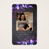 Eucalyptus Foto Funeral Memorial Prayer Kaart (Voorkant)