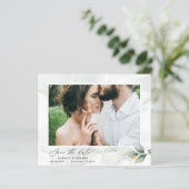 Eucalyptus foto groen modern elegant bruiloft spar (Staand voorkant)