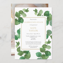 Eucalyptus Foto Herdenking van het Leven Kaart