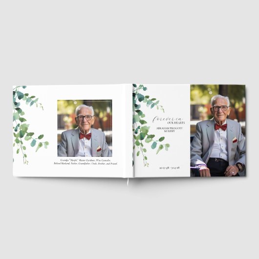 Eucalyptus Foto Memorial Gastenboek (Volledig)