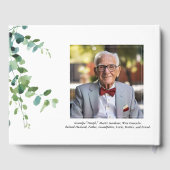 Eucalyptus Foto Memorial Gastenboek (Achterkant)