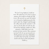 Eucalyptus Foto Memorial Prayer Kaart (Achterkant)