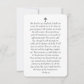 Eucalyptus Foto Memorial Prayer Kaart Notitiekaartje (Achterkant)