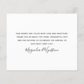 Eucalyptus Foto Nieuw Baby Dank je wel (Achterkant)