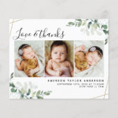 Eucalyptus Foto Nieuw Baby Dank je wel (Voorkant)