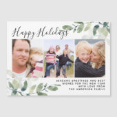 Eucalyptus Foto Prettige feestdagen Kaart (Voorkant)