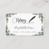 Eucalyptus foto QR-code van de leningnemer Visitekaartje (Voorkant)