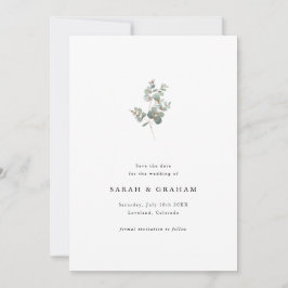 Eucalyptus Foto Save The Date