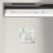 Eucalyptus Foto Save the Date Magneet (Insitu (Vaatwasser))