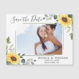 Eucalyptus FOTO Save the Date Magnetic Card