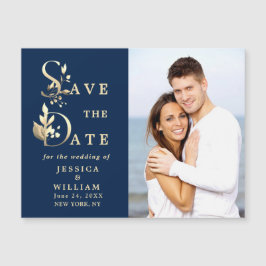 Eucalyptus FOTO Save the Date Magnetic Card