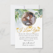 Eucalyptus Foto Wife Jubileum Kaart (Voorkant)