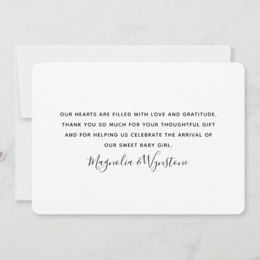 Eucalyptus Foto's en Bedankt - Aankondiging van ge (Achterkant)